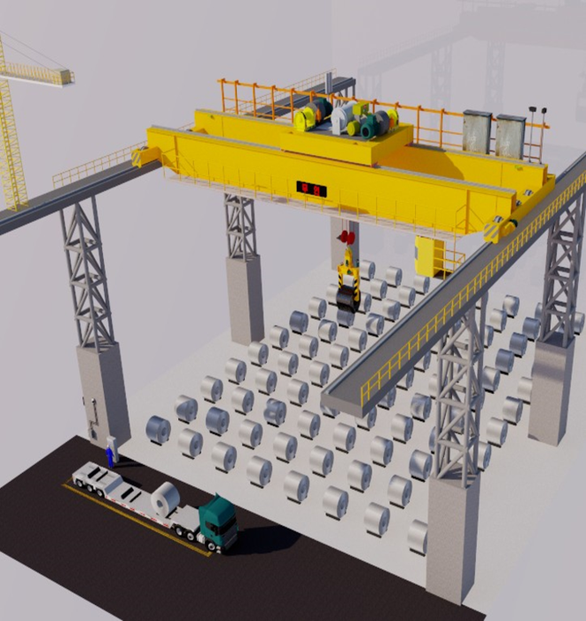 Automatic cranes for Shipbuilding Industry