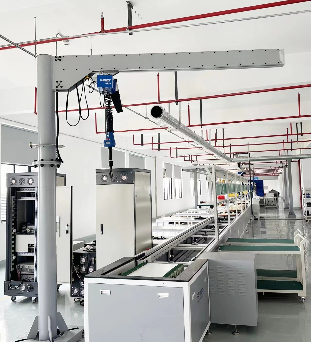 Stainless Steel Electric Jib Crane for Food Industry