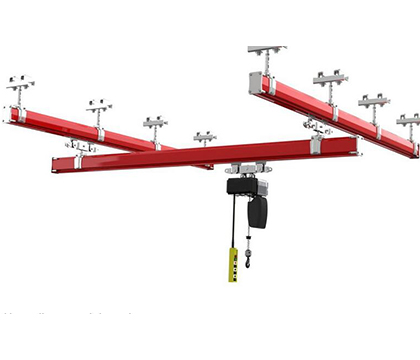 aluminium suspension crane